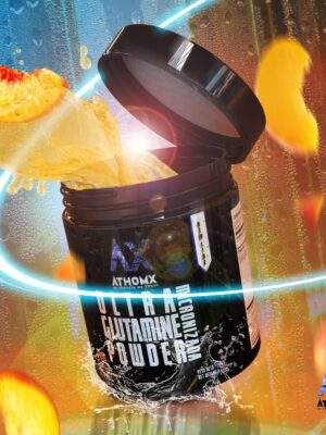 Ultra Glutamine Powder Micronized AthomX 60 Servings 300 Gr - Imagen 3