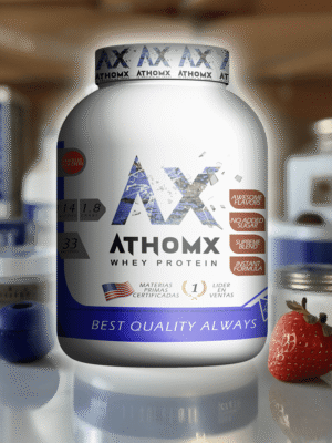 Proteína de Suero de Leche Athomx 80% 1 KG Whey Protein Sabores - Imagen 14