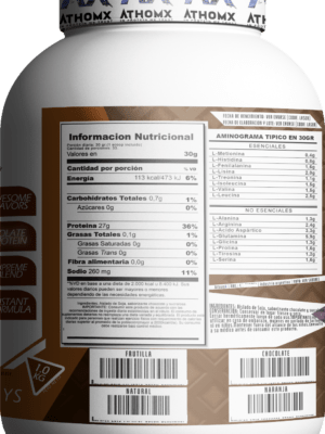 Proteìna de Soja Aislada AthomX 90% Sabores - Imagen 2