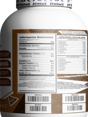Proteìna de Soja Aislada AthomX 90% Sabores - Imagen 5