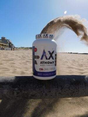 Proteína de Suero de Leche Athomx 80% 1 KG Whey Protein Sabores - Imagen 8
