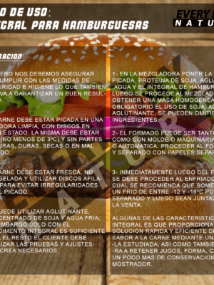 Integral Hamburguesas EDN Nutrition x 1 Kg - Imagen 3