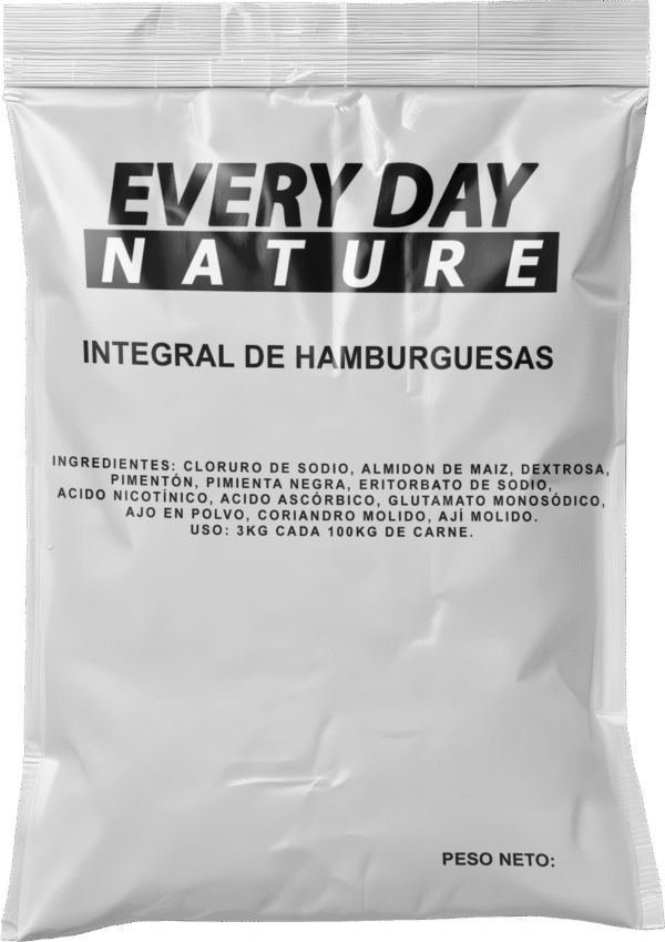 INTEGRAL HAMBURGUESAS EVERYDAY NATURE 2025