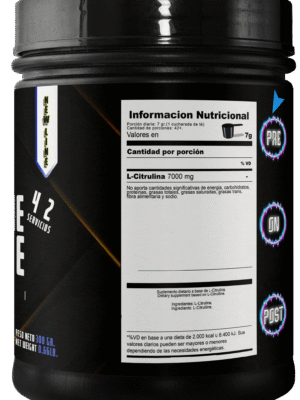 L Citrulina Malato AthomX 300 Gr Black Line - Imagen 2