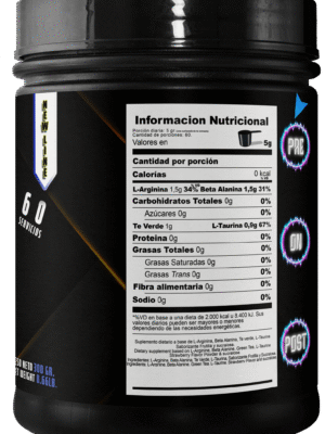 Pre Steam Pump AthomX Pre Entreno 60 Servings 300 Gr - Imagen 2