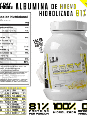 Albumina Hidrolizada EGGY EDN Nutrition 81% - Imagen 4