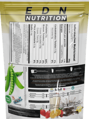 Arvejas Pea Protein Isolate 90% EDN Nutrition - Imagen 2