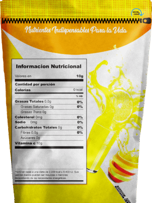 Vitamina C Acido L-Ascorbico USP x 500 Gr EDN Nutrition - Imagen 2