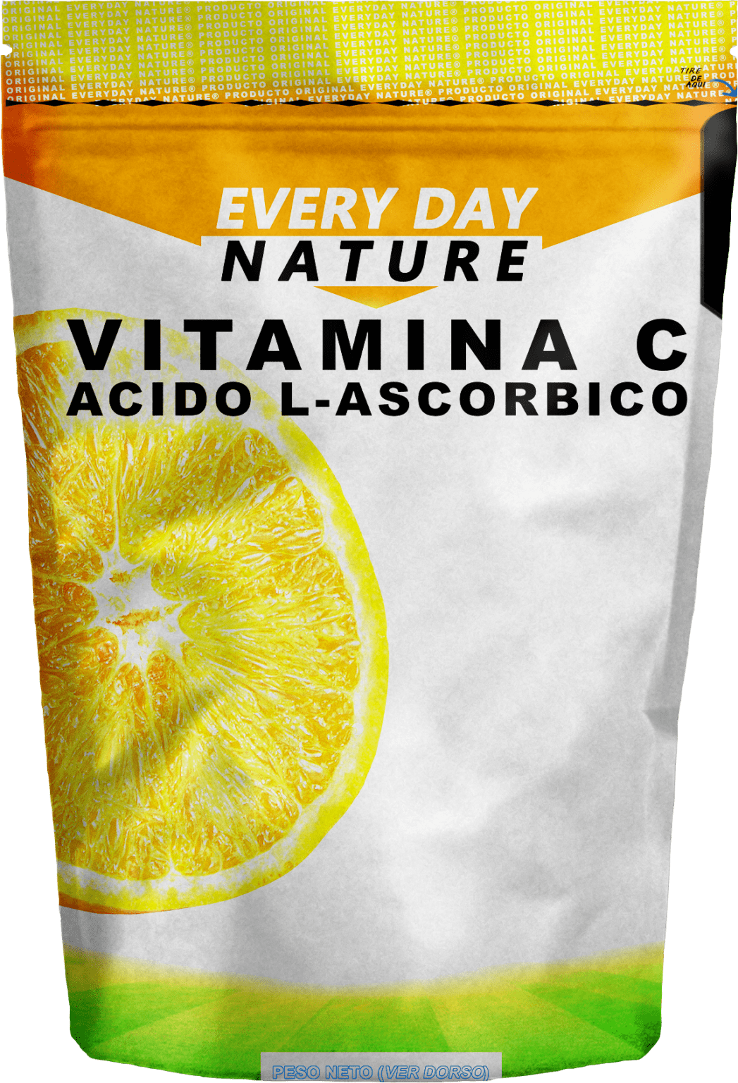 Vitamina C Acido L Ascorbico Usp X Gr Edn Nutrition Every Day Nature Suplementos