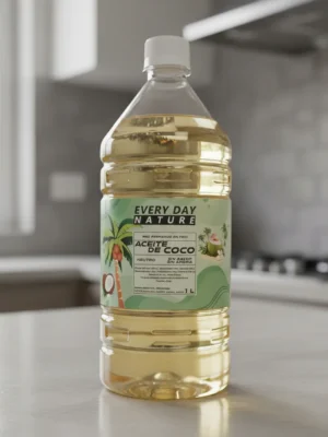 Aceite de Coco 1 Litro Premium RBD Prensado en Frío Neutro - Imagen 6