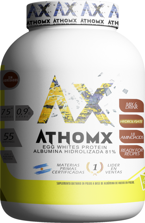 Albumina Hidrolizada AthomX 81% 1 Kg