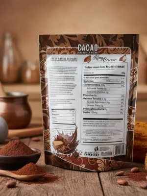 Cacao Amargo Natural Importado Calidad Suprema 1 Kg - Imagen 5