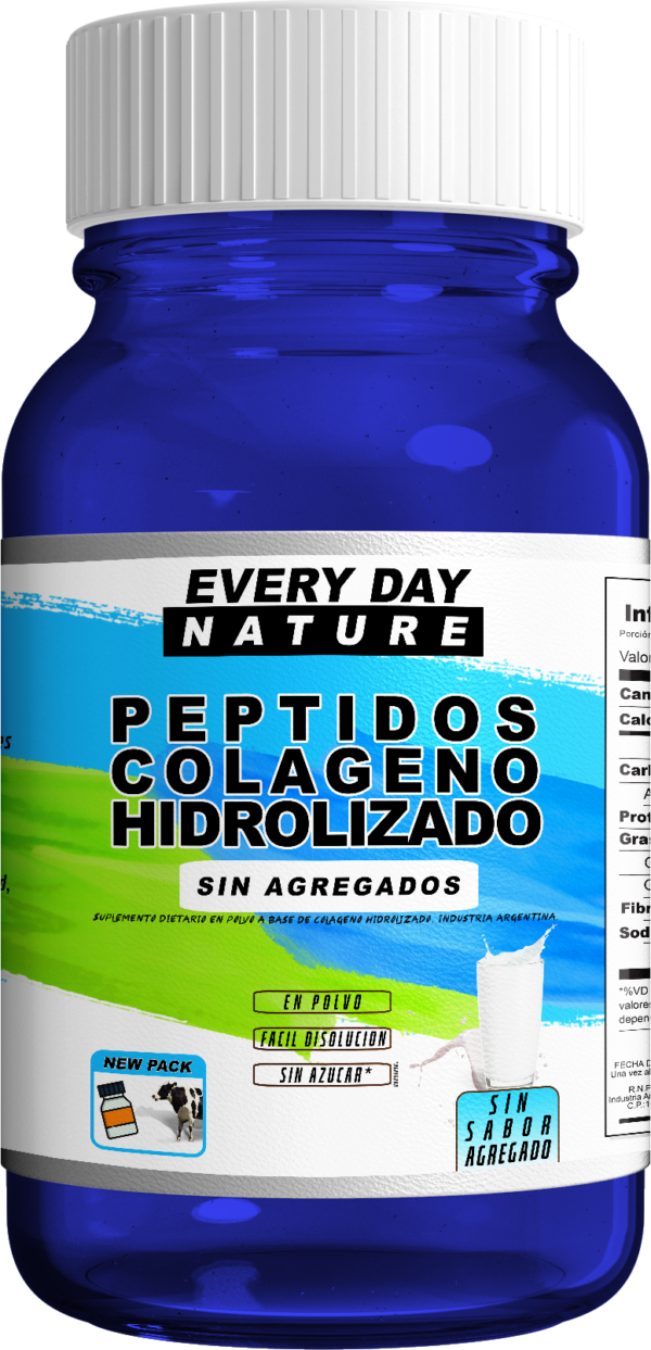 Mini Colageno Hidrolizado Peptidos Puros x50 Gr EveryDay Cuchara 1 Gr