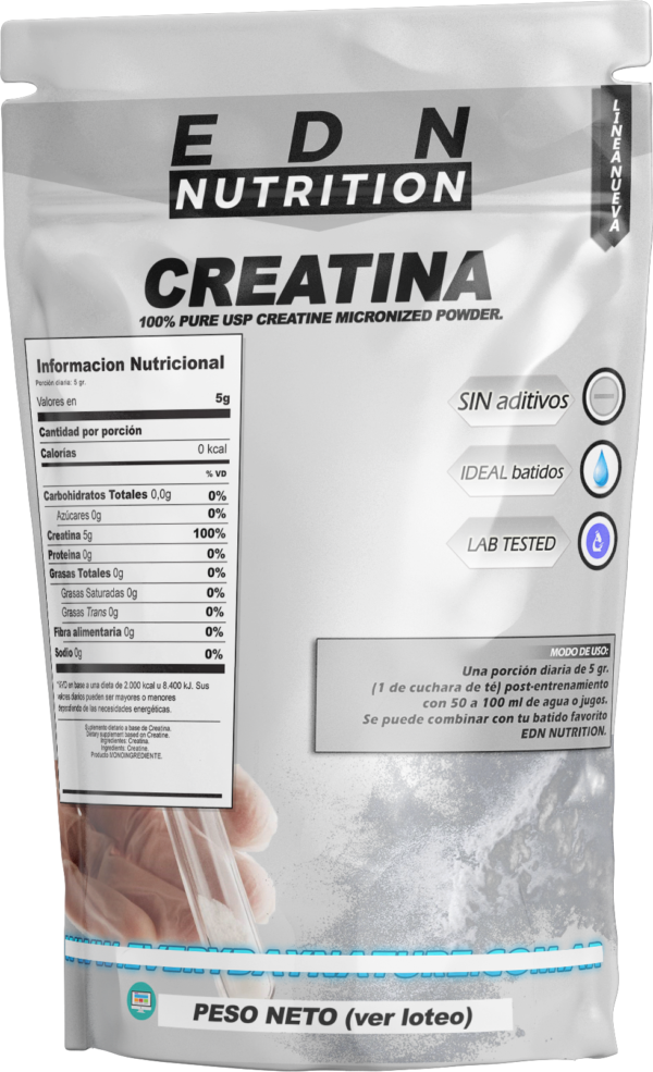 Creatina Monohidrato Micronizada 250 Gr EDN Nutrition