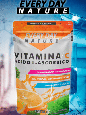 Mini Vitamina C Acido Ascorbico USP x50 Gr EveryDay Cuchara 1 Gr - Imagen 2