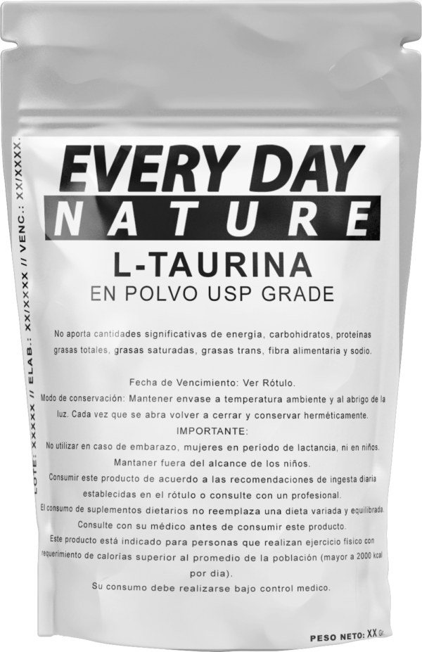 L-Taurina Pura USP Grade Pura Premium x 500 Gr EDN Nutrition