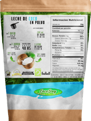 Leche de Coco CocoDay 150 Gr Rinde 1,5 L. o mas Calidad Importada - Imagen 2