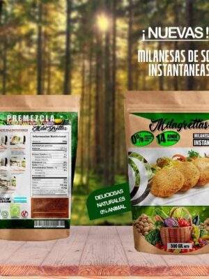 Milagrettas Milanesa de Soja Instantanea Alta en Proteinas 500 Gr - Imagen 2