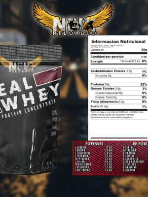 Real Whey 80 Neix Reloaded V2 | Proteína Concentrada Premium 80% - Imagen 6