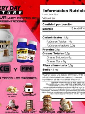 Proteína de Suero de Leche Ultraprotein80 Everyday Nature 1 Kg - Imagen 3