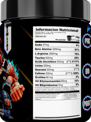 V12 Storm Pre Workout AthomX Black Line - Imagen 5