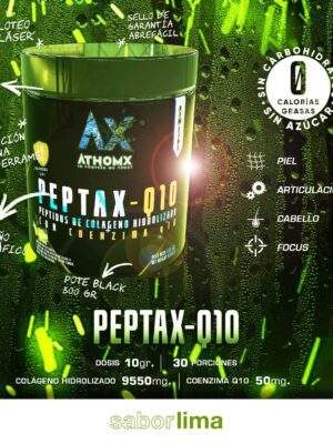 Peptax Q10 Athomx Black Line – Colágeno + Coenzima Q10 Premium - Imagen 6