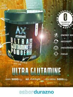 Ultra Glutamine Powder Micronized AthomX 60 Servings 300 Gr - Imagen 6