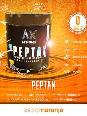 PeptaX Peptidos Colageno Hidrolizado con Magnesio y Vitamina C AthomX 30 dias - Imagen 6